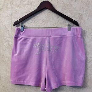 JUICY COUTURE Velour BLING SHORTS